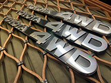 Load image into Gallery viewer, Toyota 4WD Billet Aluminum 79 80 81 82 83 Hilux Pickup Truck Fender Emblems