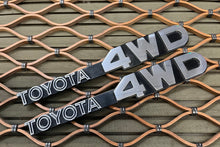 Load image into Gallery viewer, Toyota 4WD Billet Aluminum 79 80 81 82 83 Hilux Pickup Truck Fender Emblems