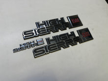 Load image into Gallery viewer, High Sierra 1500 81-87 Emblems with dash badge