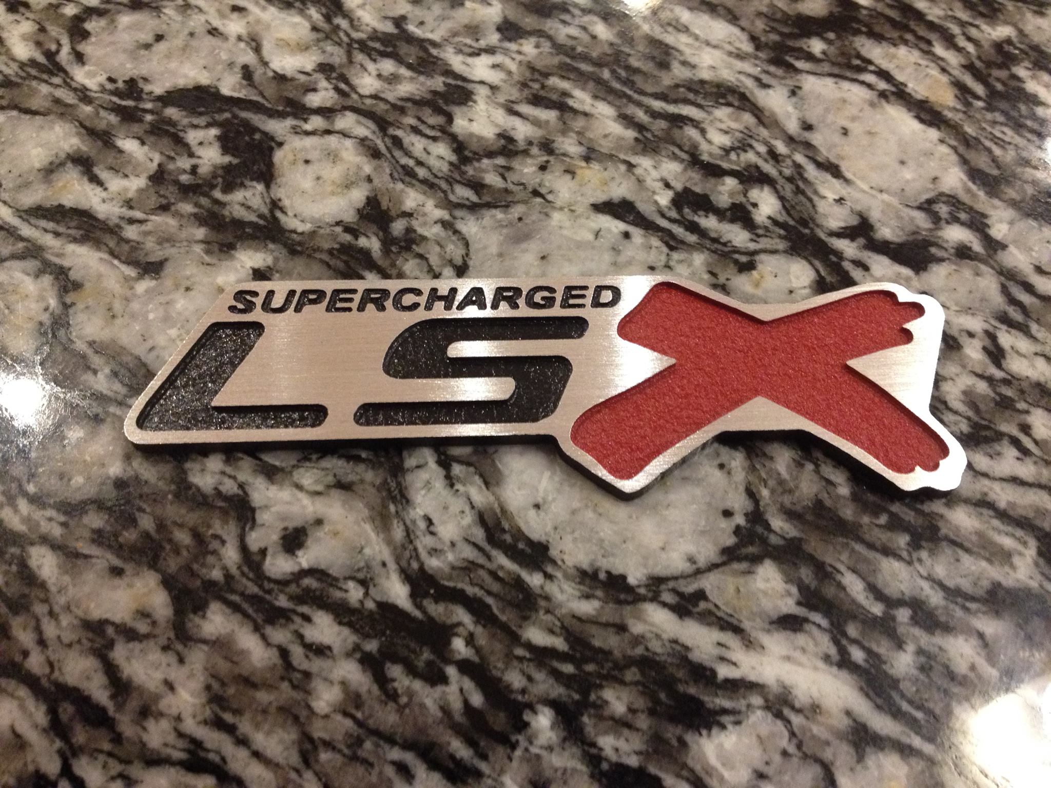 Supercharged LSX badges RazorCustoms