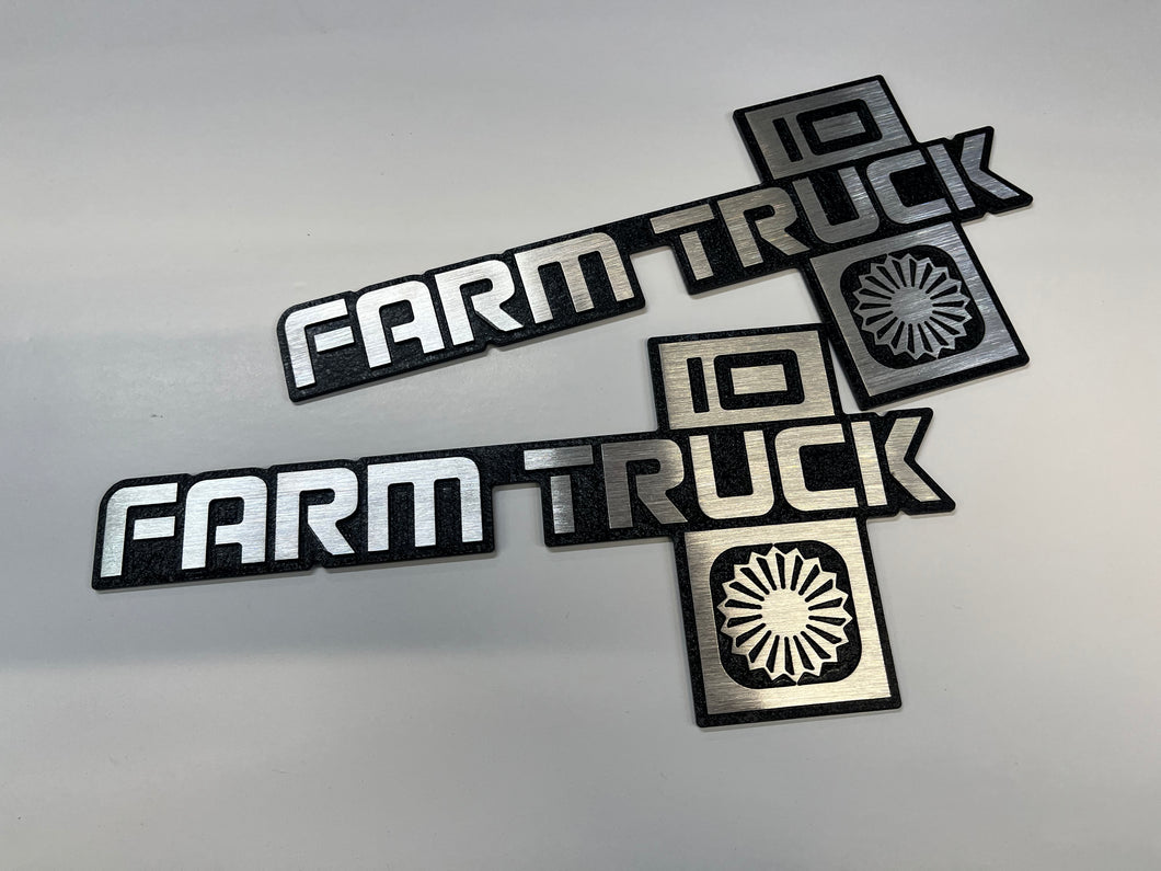 Farmtruck 10 badges