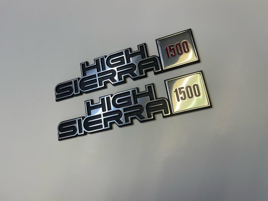 High Sierra 1500 81-87 Emblems