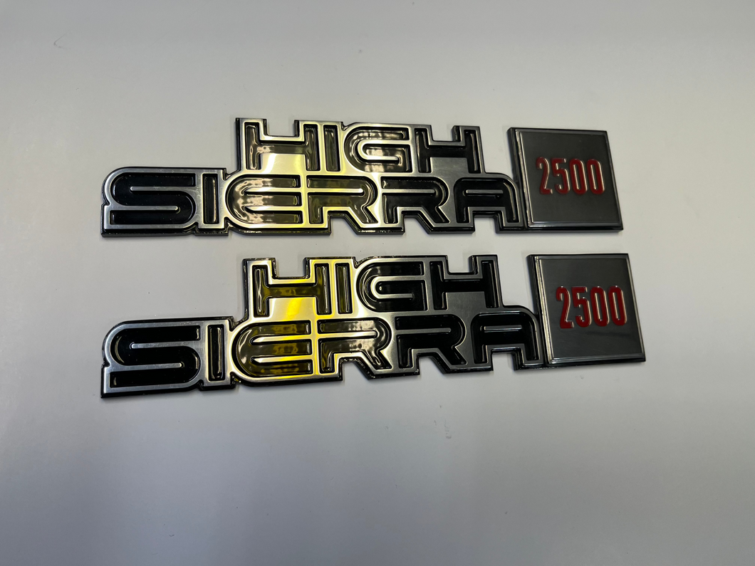 High Sierra 2500 81-87 Emblems