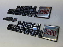Load image into Gallery viewer, High Sierra 3500 81-87 Emblems with dash badge
