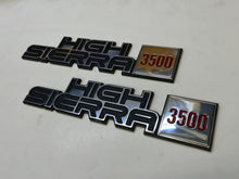 Load image into Gallery viewer, High Sierra 3500 81-87 Emblems with dash badge
