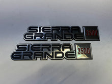 Load image into Gallery viewer, Sierra Grande 3500 81-87 Emblems
