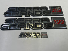 Load image into Gallery viewer, Sierra Grande 3500 81-87 Fender and Dash Emblems
