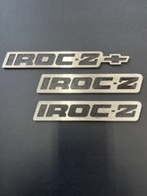 Load image into Gallery viewer, IROC-Z Camaro Rocker Badges/Emblems
