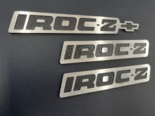 Load image into Gallery viewer, IROC-Z Camaro Rocker Badges/Emblems
