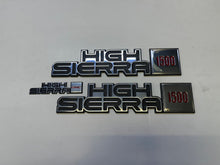Load image into Gallery viewer, High Sierra 1500 81-87 Emblems with dash badge
