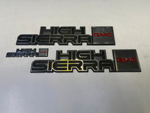 Load image into Gallery viewer, High Sierra GMC 81-87 Emblems with dash badge
