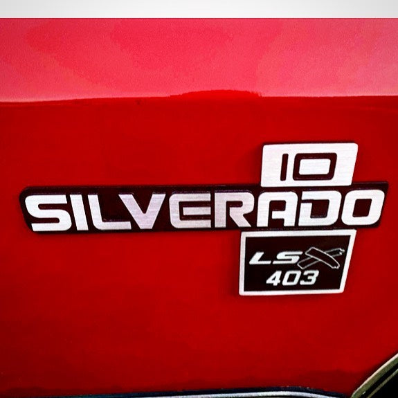 Silverado 10 LSX badges – RazorCustoms