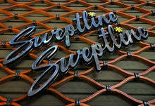Load image into Gallery viewer, Sweptline emblems in Swinger style
