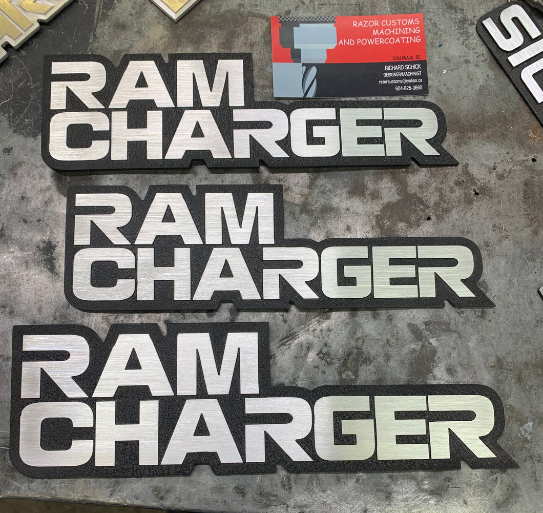 Ram charger emblem set